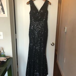 Sequin mermaid cut dress